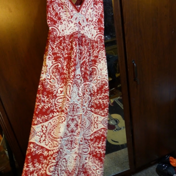 Boho Maxi Dress Red ♥️ - Picture 3 of 8
